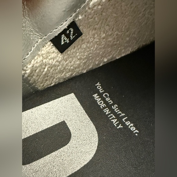 P448 John Lace-Up Low-Top Leather White Pink Silver Sneakers Size 42 / 11.5-12 - Picture 7 of 15